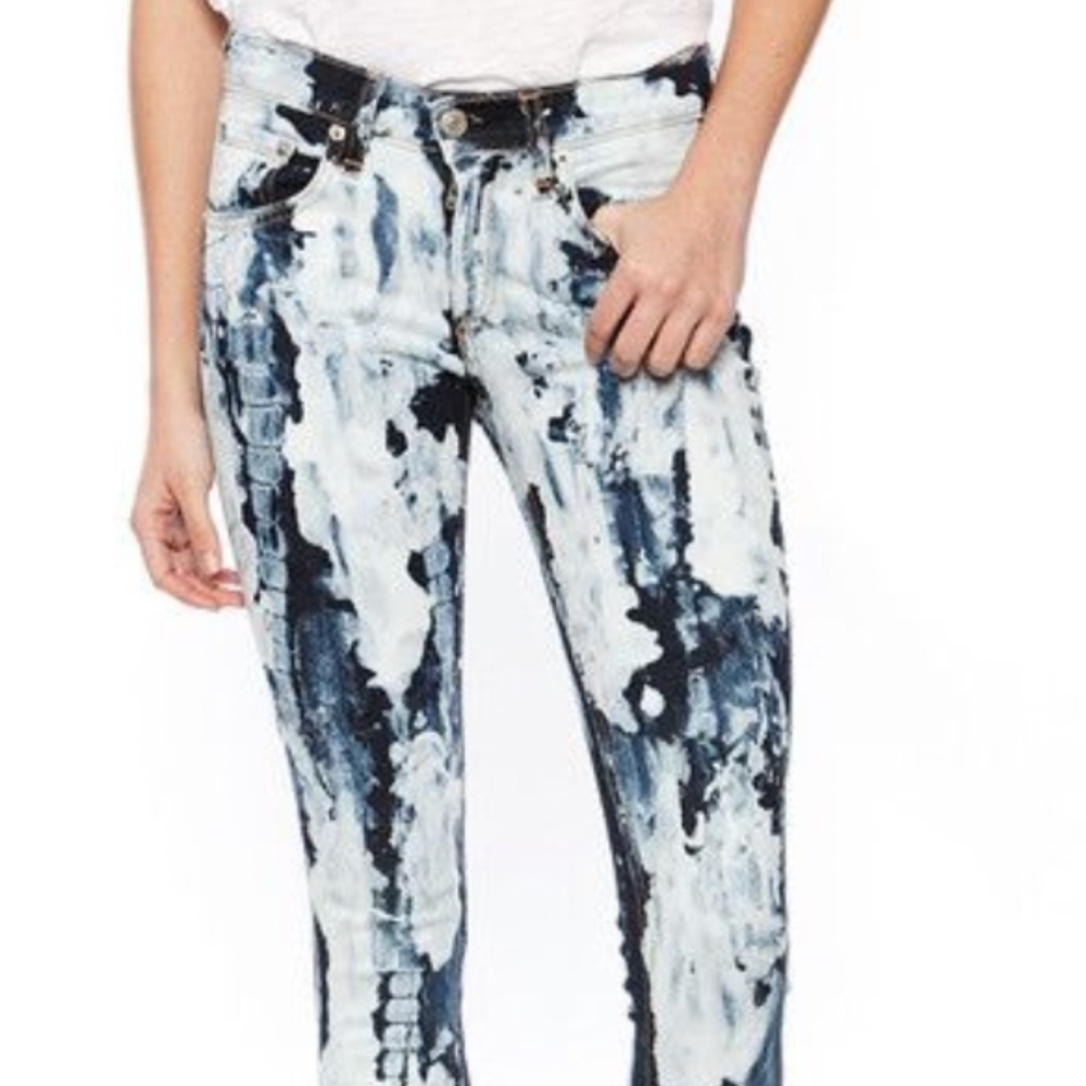 rag & bone Rivera Tie Dye Skinny Jeans